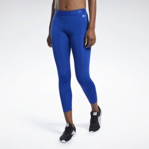 Reebok Commercial Channel Tights Damen - Blau - DE 639-JGV